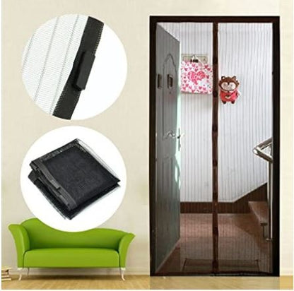 Hands-Free Magnetic Door Screen Mesh – Easy Install Insect & Fly Protection Net