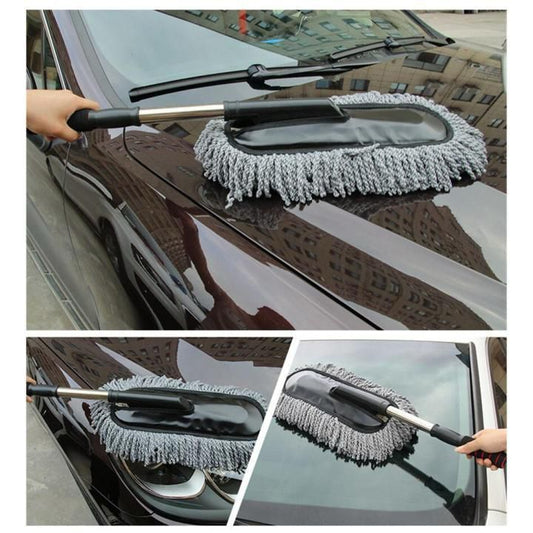 Extendable Microfiber Car Duster & Cleaning Mop – Scratch-Free Exterior & Interior Cleaner