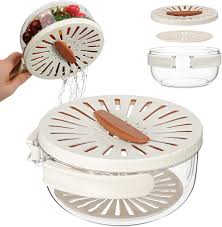 2-in-1 Fruit & Vegetable Drainer Box – Kitchen Storage Container
