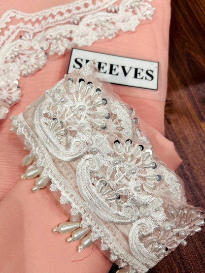 Baroque Heavy Embroidered Chiffon Suit with Adda Work & Chiffon Dupatta – Festive Collection