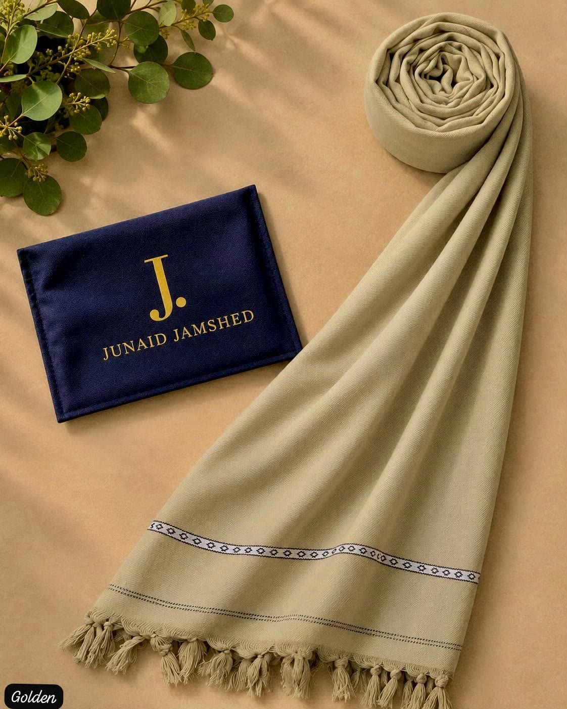 👑 J. Junaid Jamshed Pure Suti Woollen Men's Winter Shawl (3 Gaz) – Executive Wholesale Edition 👑