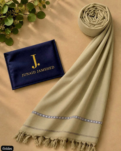 👑 J. Junaid Jamshed Pure Suti Woollen Men's Winter Shawl (3 Gaz) – Executive Wholesale Edition 👑