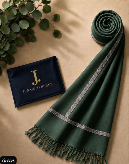 👑 J. Junaid Jamshed Pure Suti Woollen Men's Winter Shawl (3 Gaz) – Executive Wholesale Edition 👑