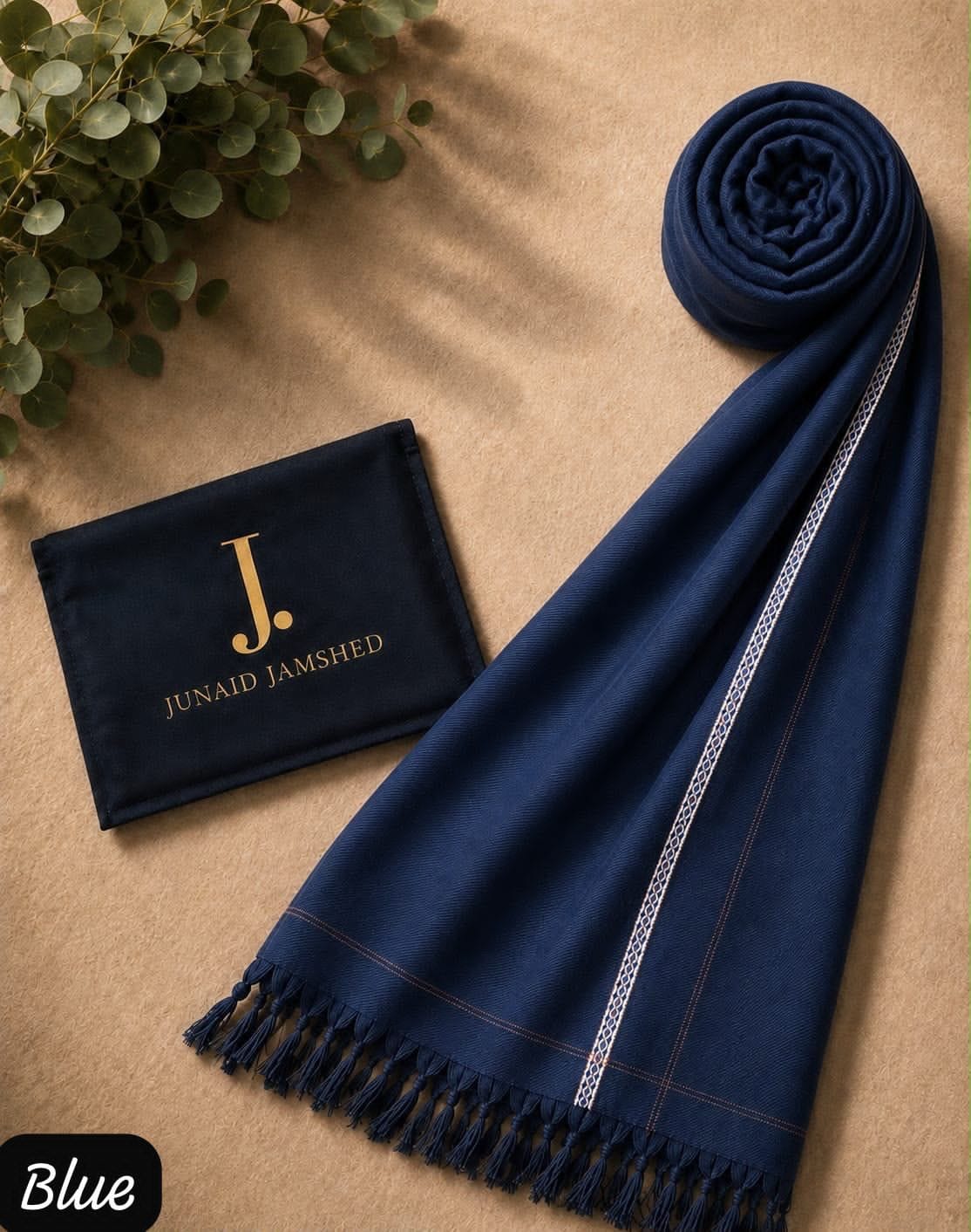 👑 J. Junaid Jamshed Pure Suti Woollen Men's Winter Shawl (3 Gaz) – Executive Wholesale Edition 👑