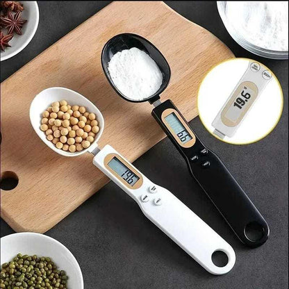 2-in-1 Digital Spoon Scale – High-Precision Electronic Kitchen Measuring Tool