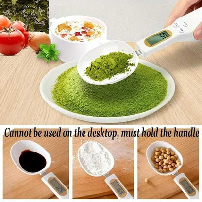 2-in-1 Digital Spoon Scale – High-Precision Electronic Kitchen Measuring Tool