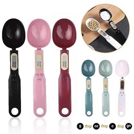 2-in-1 Digital Spoon Scale – High-Precision Electronic Kitchen Measuring Tool