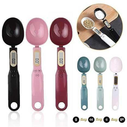 2-in-1 Digital Spoon Scale – High-Precision Electronic Kitchen Measuring Tool