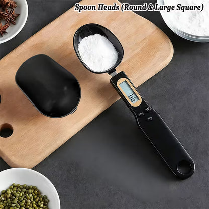 2-in-1 Digital Spoon Scale – High-Precision Electronic Kitchen Measuring Tool