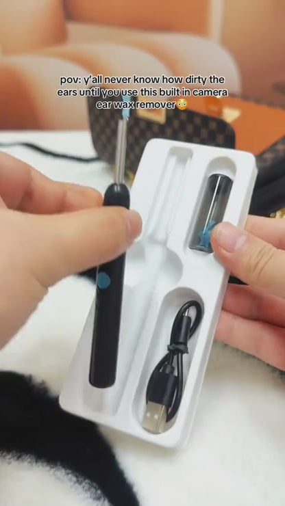 HD Wireless Ear Cleaner with Camera & LED – Smart Precision Ear Wax Removal Tool