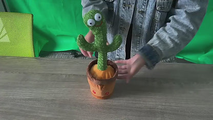 Dancing & Talking Cactus Plush – Battery-Operated Fun Mimic Toy