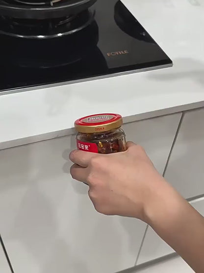Easy Grip Jar & Bottle Opener – Effortless Tight Cap Remover Kitchen Gadget