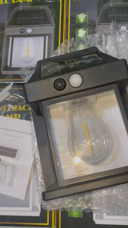 Sensor Solar Bulb Light – Outdoor Emergency Camping Bulb with Solar Charging