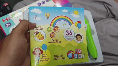 Kids Interactive Talking Pen Learning Book – Early Education Audio Toy (36 Pages)