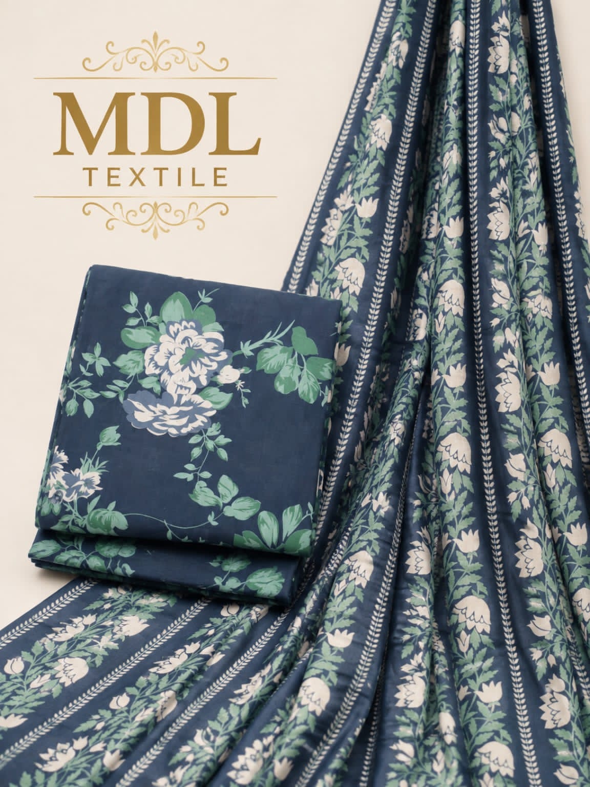 MDL Aleena’s Original – 3-Piece Digital Printed Air Jet Lawn Collection