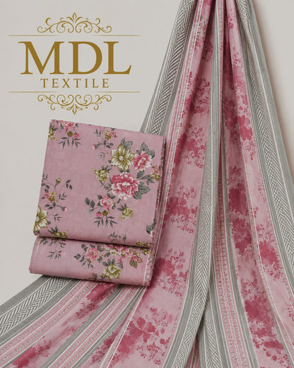 MDL Aleena’s Original – 3-Piece Digital Printed Air Jet Lawn Collection