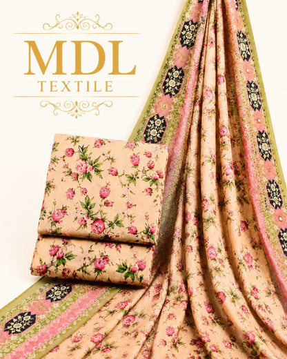 MDL Aleena’s Original – 3-Piece Digital Printed Air Jet Lawn Collection