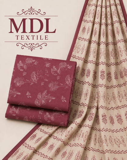 MDL Aleena’s Original – 3-Piece Digital Printed Air Jet Lawn Collection