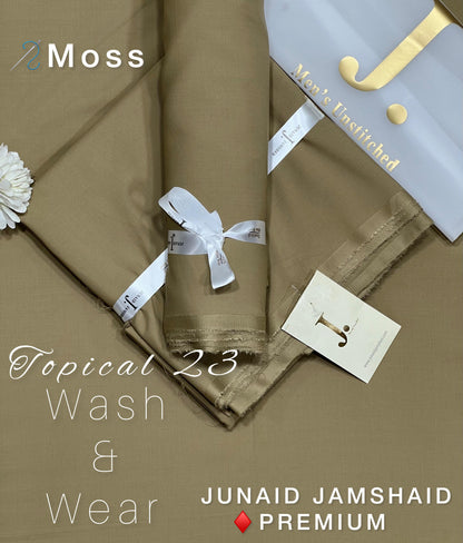 Junaid Jamshed (J.) Men’s Luxury Tropical Wash & Wear Unstitched Suit (4 Meters)