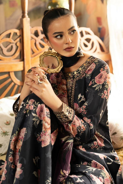ESRA by Riwayat – 3-Piece Heavy Embroidered & Digital Printed Charmeuse Silk Collection