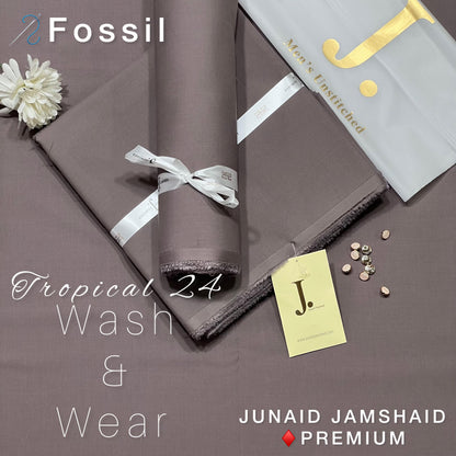 Junaid Jamshed (J.) Men’s Luxury Tropical Wash & Wear Unstitched Suit (4 Meters)